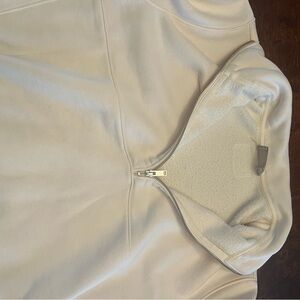 Everlane Cream Quarter-Zip Pullover